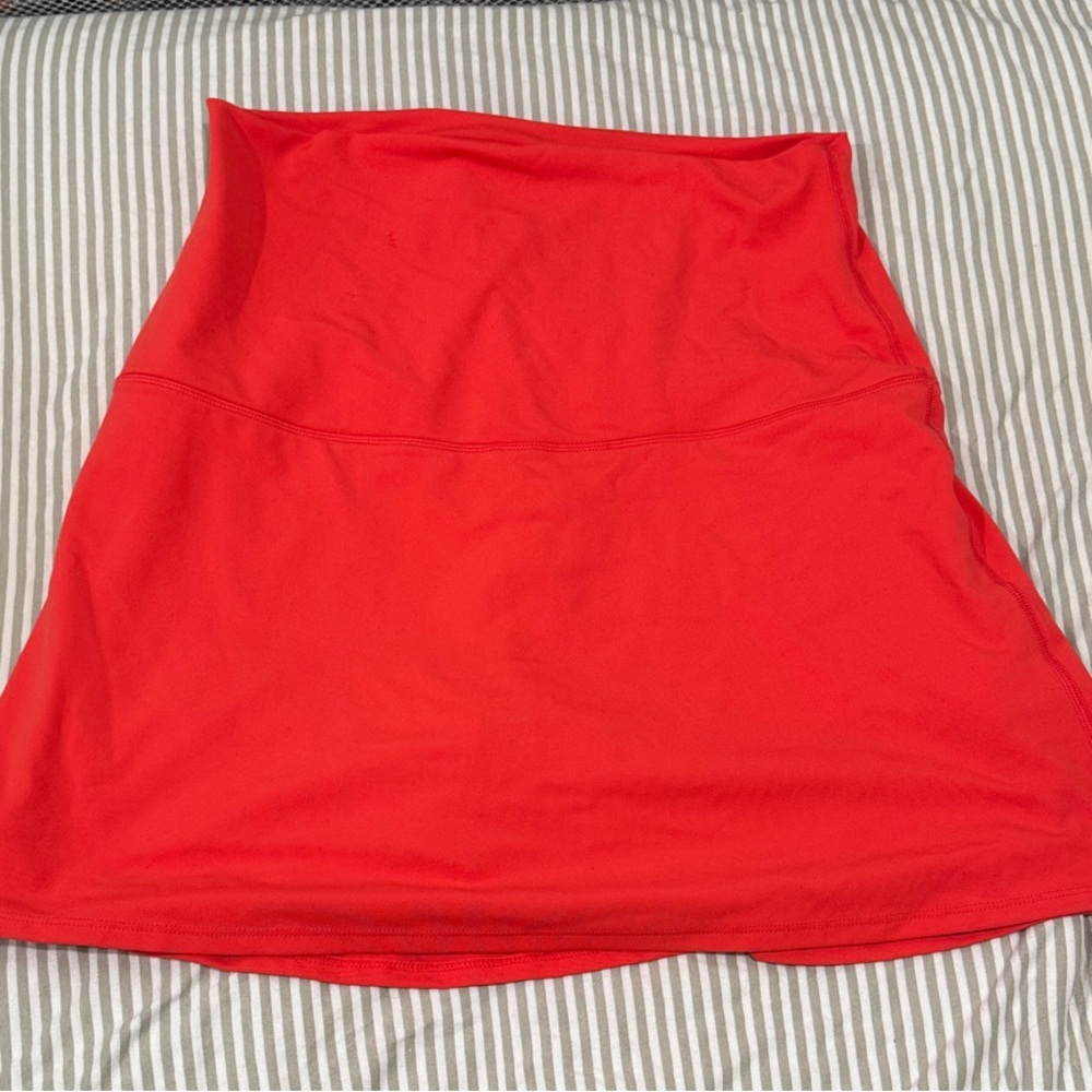 Isabel Maternity Coral Active Skort - Picture 4 of 6